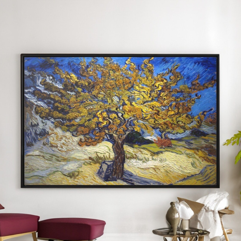 The Mulberry Tree by Vincent van Gogh Canvas/Poster Wall Art - Housewarming Gift gallery