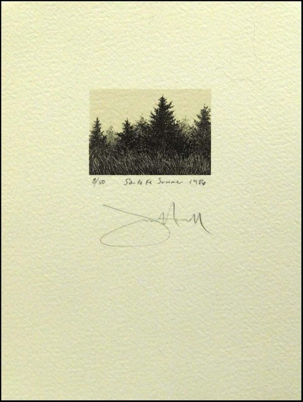 Frank Howell»Santa Fe Summer» 1986 Hand Signed Lithograph on paper Make an Offer