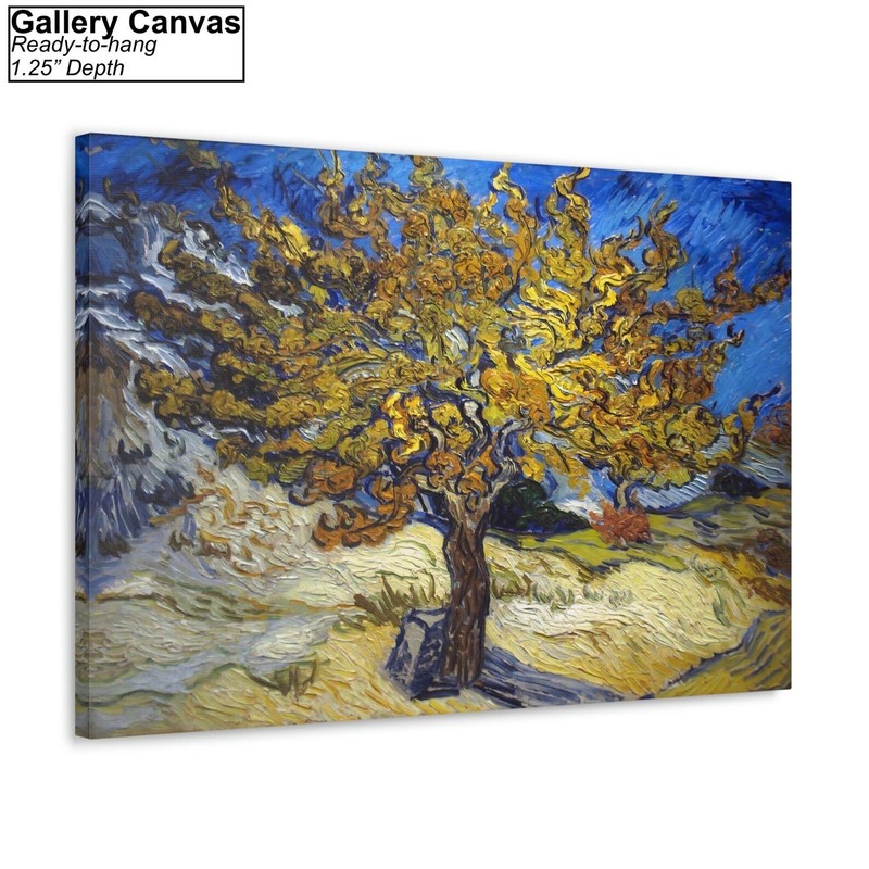 The Mulberry Tree by Vincent van Gogh Canvas/Poster Wall Art – Housewarming Gift
