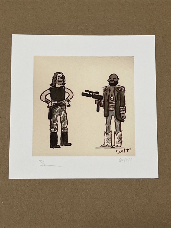 Scott C Great Showdowns 2024 «The New Yorker» Escape from New York Art Print