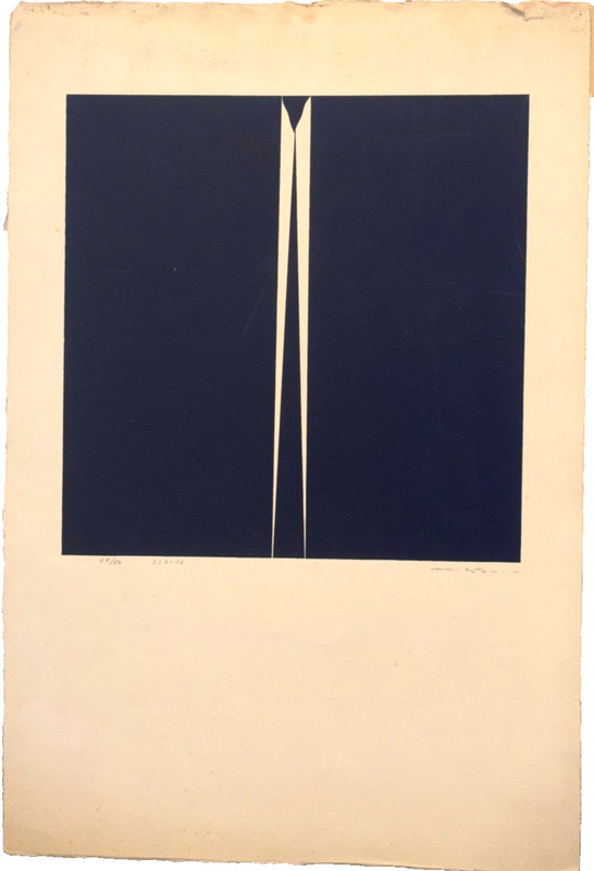 22 1/4 x 15 Lithograph-C. 1950s/60s-Hans Hartung-(1904-1989)Pencil Signed gallery
