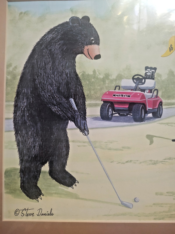 The Bears of Bear Wallow Creek Print Matted- Steve Daniels 11x14 gallery