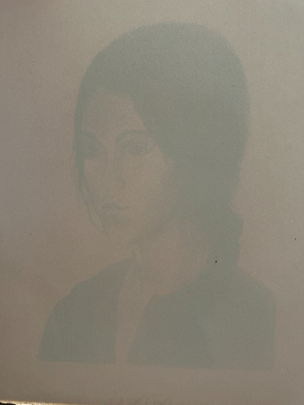Raphael Soyer Signed A.P. Portrait Lithograph Young Woman Braided Hair 1976 gallery