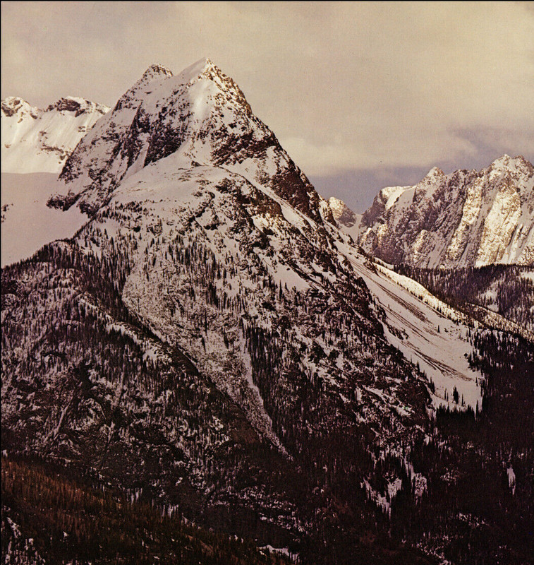 1975 Vintage Print Mountain Snow Peaks Of Grenadier Range Animas River Canyon gallery