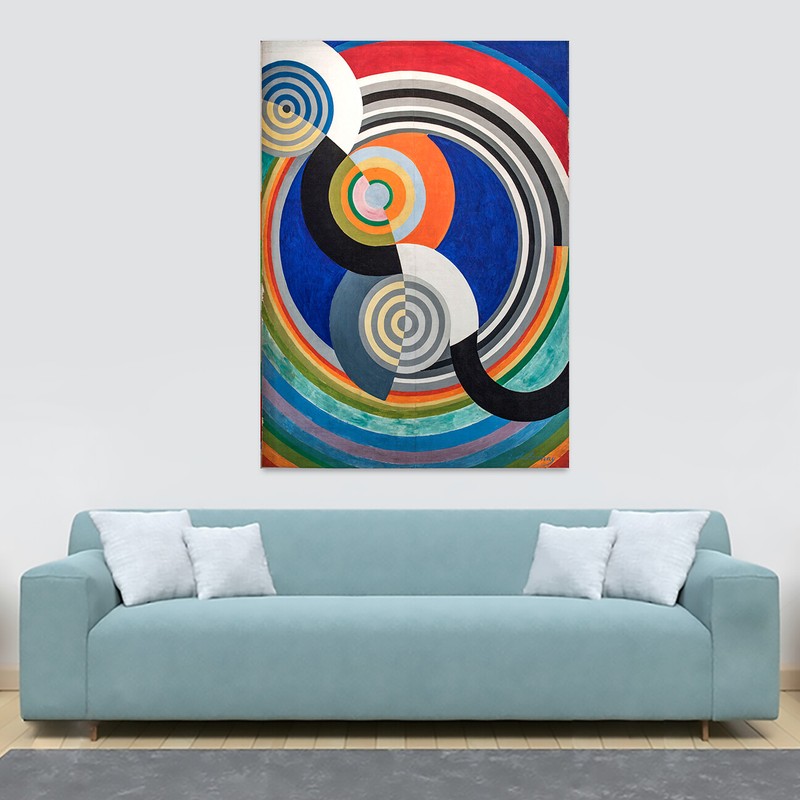 Rythme Number 2 by Robert Delaunay 1938 - Canvas Rolled Wall Art Print gallery