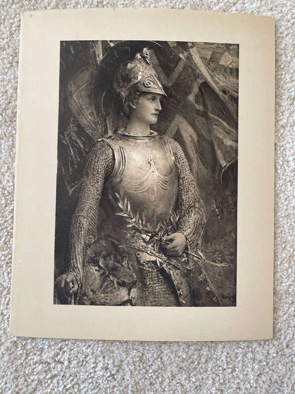Brtiannia, George W. Joy, Irish Painter, Vintage Print