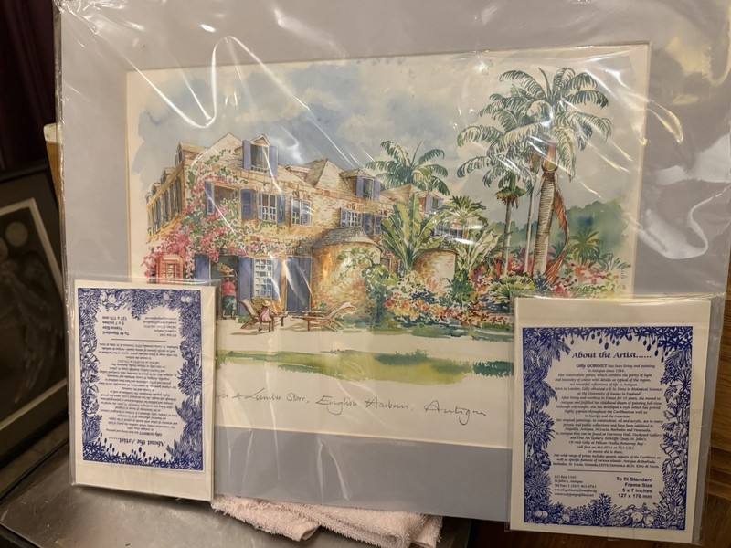 Gilly Gobinet Signed & Matted Art Print 16” X 20”