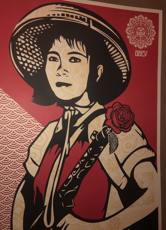 Shepard Fairey “REVOLUTION WOMAN” Offset Art Print 2005 Signed & Numbered RARE! gallery