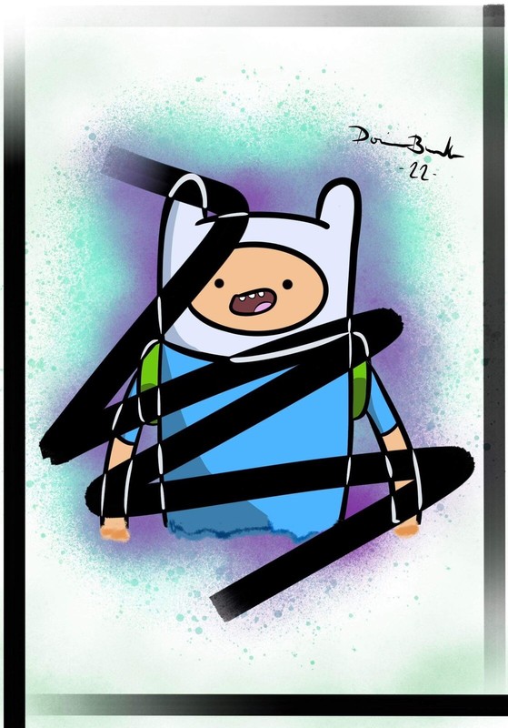 Adventure Time Digital Print 8×10 In