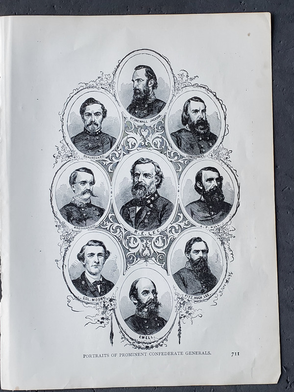 Lot (2) 1896 Illustrations » Confederate Generals » The Queen of Republics