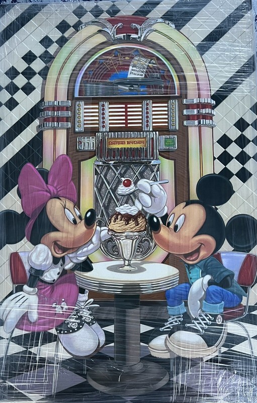 “Sundae For Two” By Manny Hernandez giclee on canvas fine art print 170/195