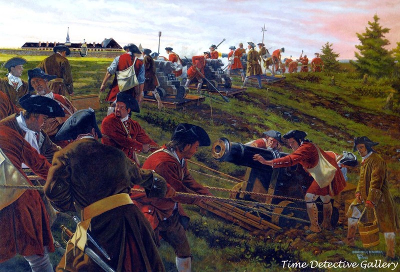 «Siege of Louisbourg» by Domenick D’Andrea & Rick Reeves – Revolutionary War Art