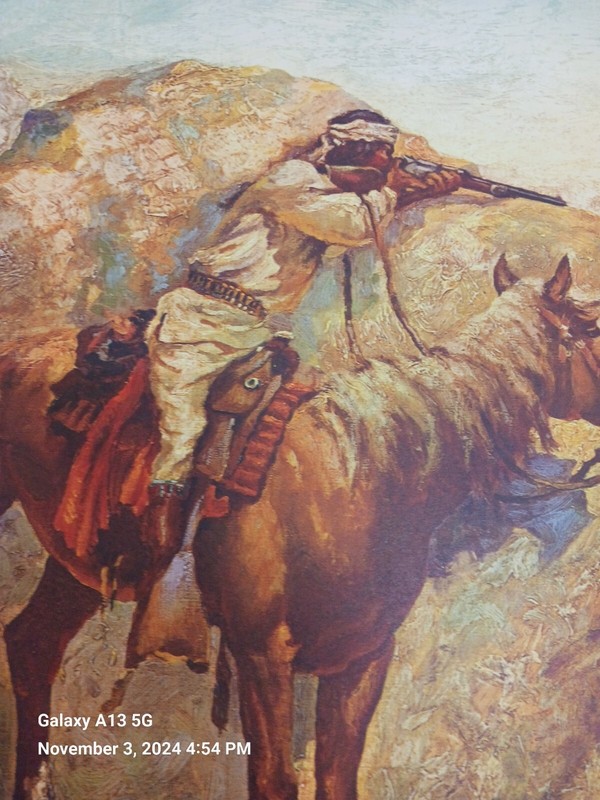 Frederic Remington art print The Apache Rockwell Gallery & Shorewood Publishers