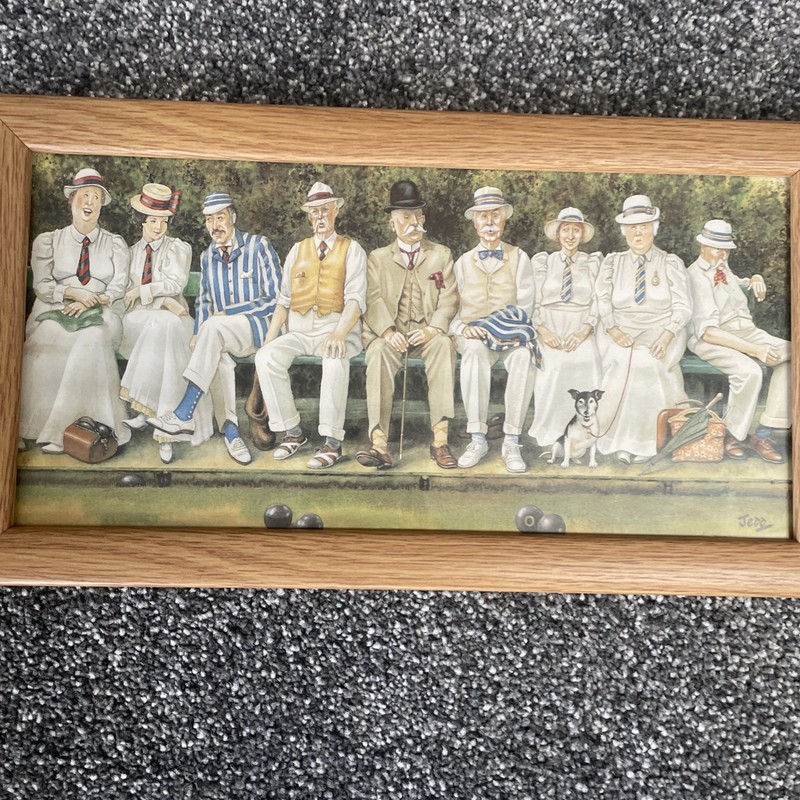 Framed Print, Bowls - Nine Ends Down By Jedd 35cm x 19cm gallery