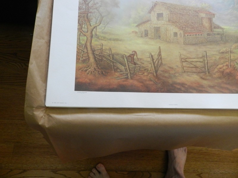 BARN by Ripple Rasmussen 25" x 19" signed #448 of 1500 lithograph gallery