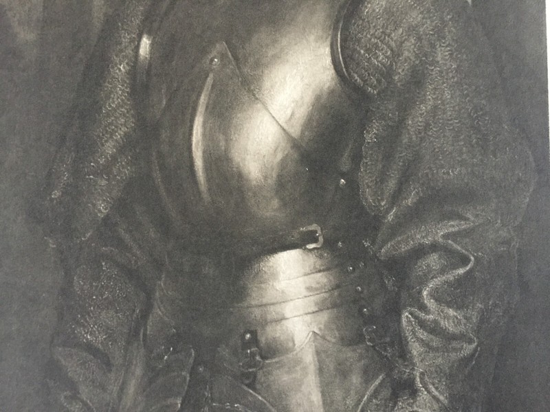 Antique Print A Condottiere c1890s Lord Leighton Victorian Photogravure Artwork gallery