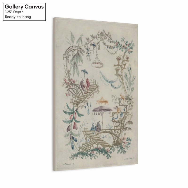 Jean-Baptiste Pillement Chinoiserie Wall Art Print: Canvas & Poster