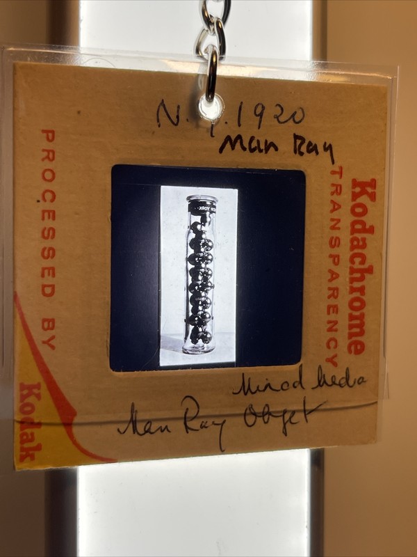 Man Ray “Object” Vintage 35mm Slide Art Keychain 210