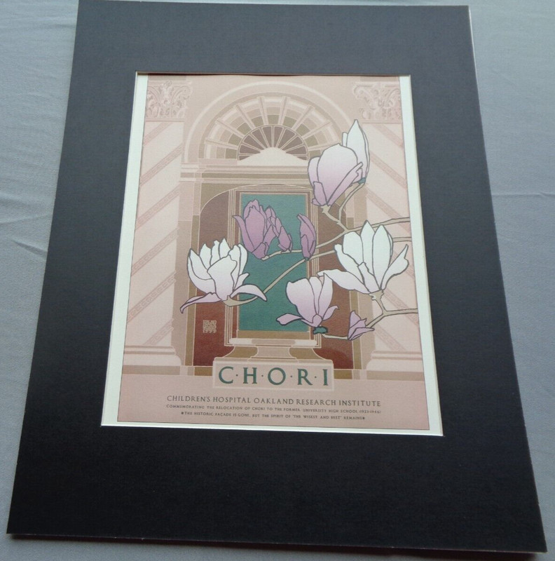 David Lance Goines CHORI Children’s Hospital Oakland Floral Art Print gallery