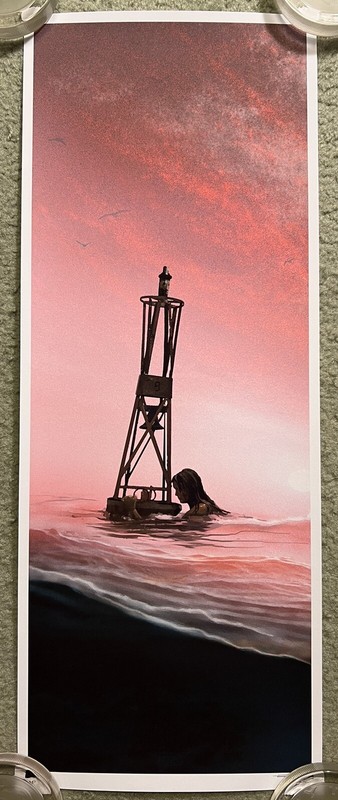 Jaws The Buoy Chrissie Watkins Horror Movie Art Print Poster Mondo JC Richard