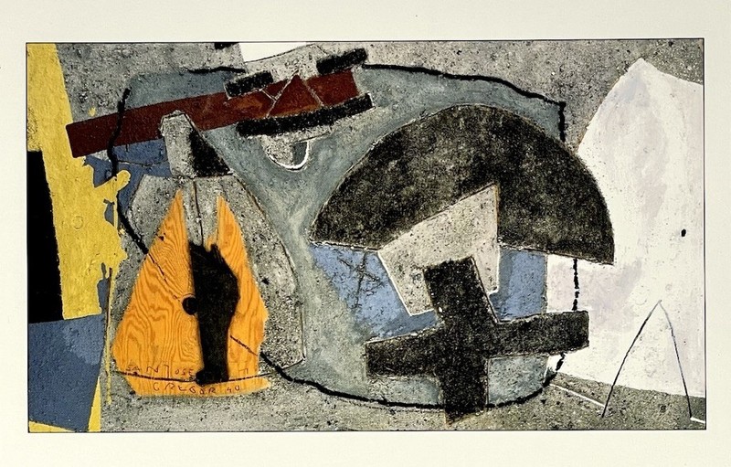 Gregor Hiltner (b. 1950) Art Announcement Card 1997 – Wilmer Jennings Gallery NY