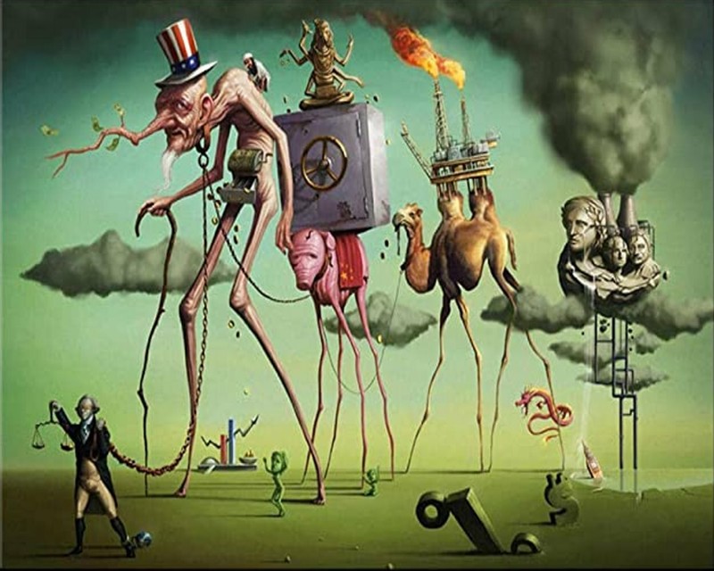The American Dream by Salvador Dali  1931 8x10 Ready to frame! A Quality Photo!