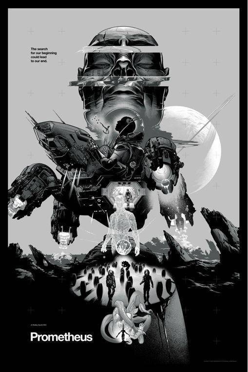 Limited Edition Screen Print – Prometheus – Martin Ansin – Regular