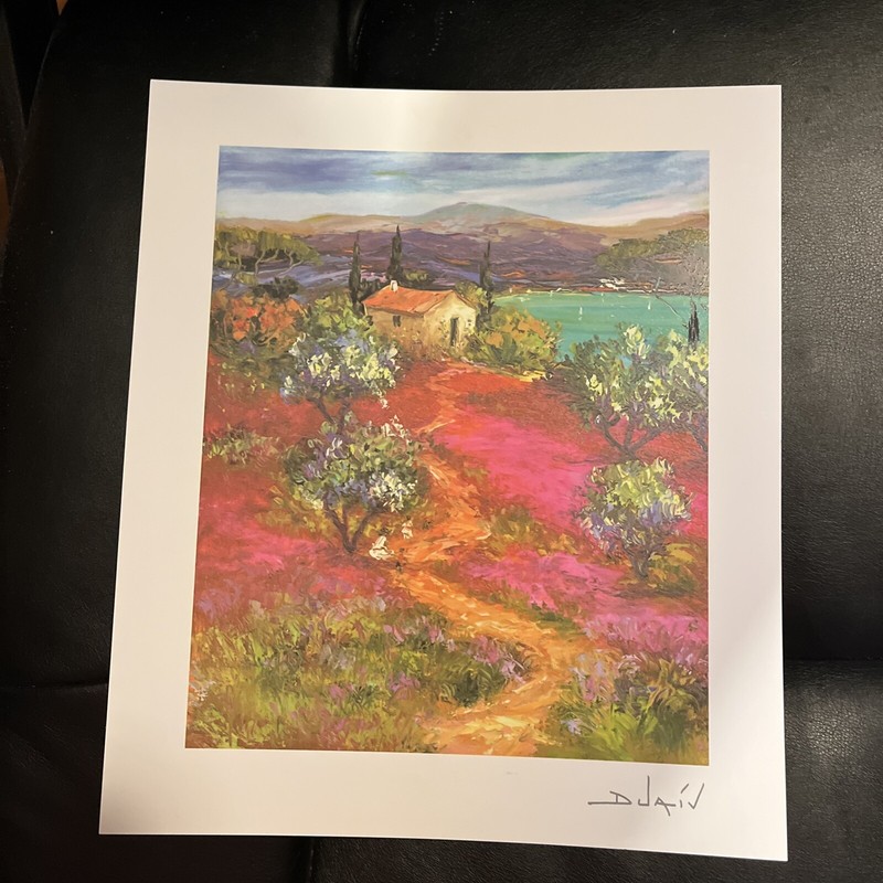2015 Duaiv "Arrivee au Lac: Seriolithograph COA gallery