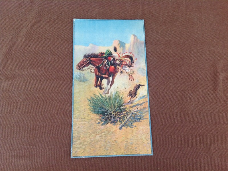 Super Cool Vintage H Herget Embossed Print