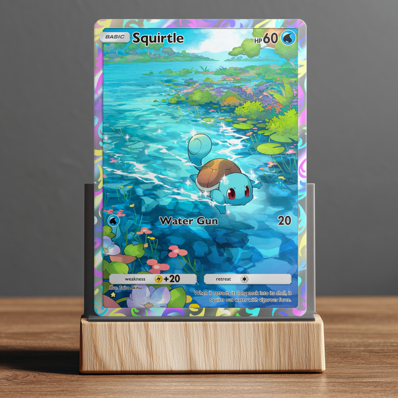 Squirtle #232 Illustration Rare Pokemon TCG Pocket Genetic Apex Holo Card