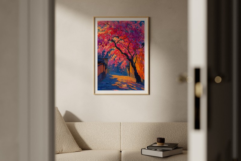 Cherry Blossom Japan 24x36 Giclée Art Print Ltd 1/25 Signed COA Rombley V8 gallery