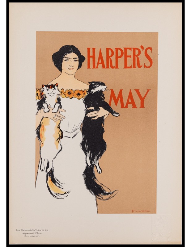 Original Lithograph by Edward Penfield from Les Maitres de L’Affiche Plate 115