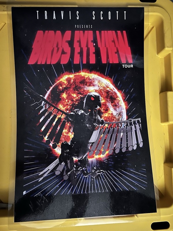 Travis Scott Presents BIRDS EYE VIEW Tour Poster (Read Description)