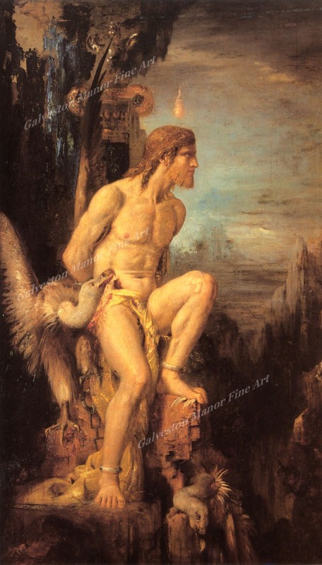 Prometheus by Gustave Moreau Giclee Art