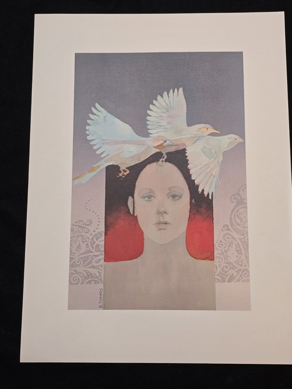 Bart Forbes Lithograph «Wings» 24 1/4″ x 18″