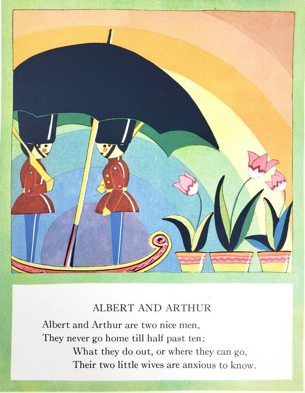 Albert And Arthur Folk Tale Nursery Rhyme Vintage Print Soldier Twinkle Star
