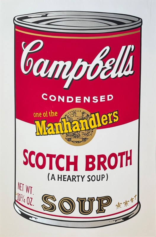 ANDY WARHOL Cambells Soup-«Scotch Broth»- Original Edition-Authentic- See Letter