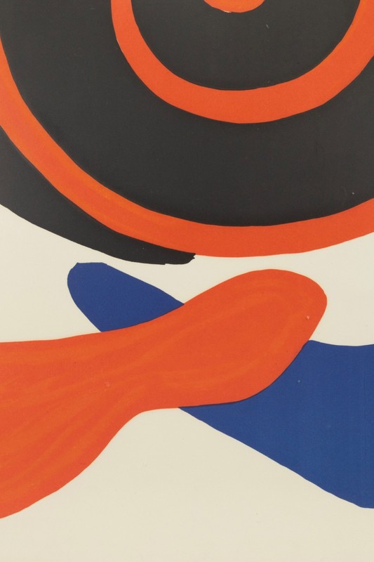 Alexander Calder - Spirals 1969 Color Lithograph on Paper Framed Modern Prints gallery