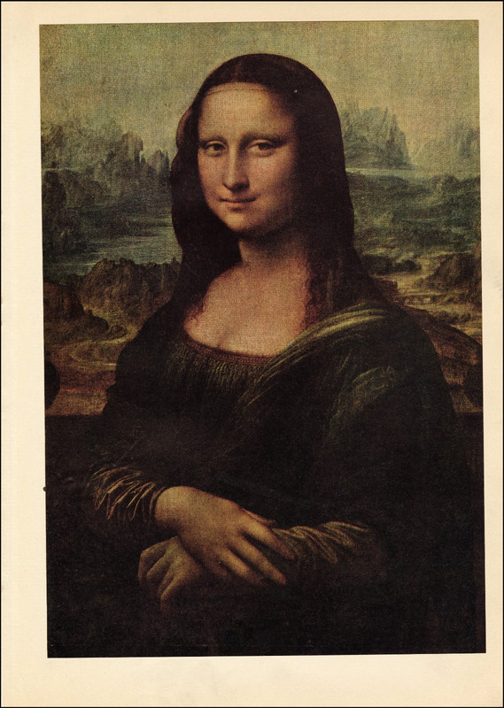 1939 Vintage Print MONA LISA Leonardo Da Vinci Renaissance Paris Fine Art Plate