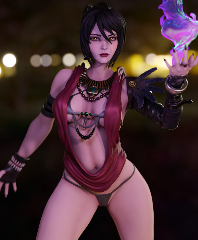 3DMomoji Dragon Age Morrigam SFW / NSFW Resin 5.25-31.5 cm Unpainted Model Kit gallery