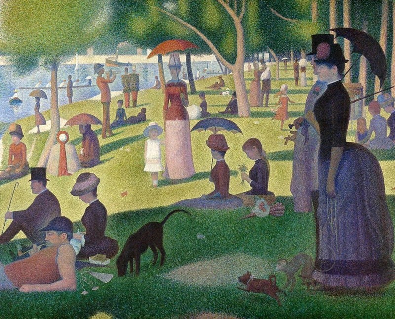 A Sunday on La Grande Jatte (1884) by Georges Seurat vintage Art Home Decor
