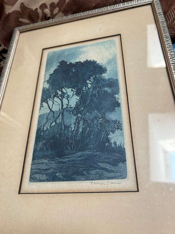 Floyd Leslie Thompson (American, 1889-1965) Woodblock Print on Paper