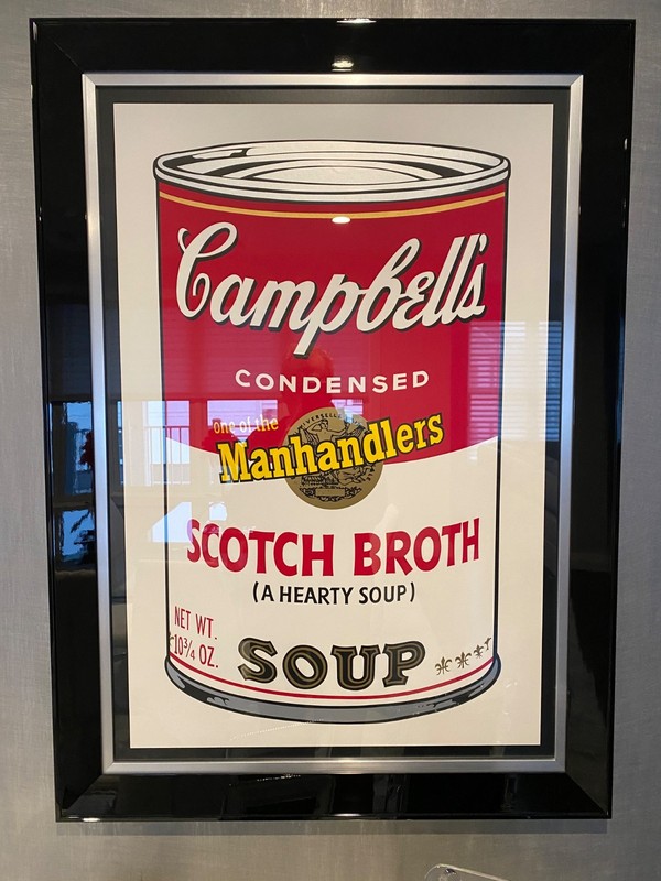 ANDY WARHOL Cambells Soup-"Scotch Broth"- Original Edition-Authentic- See Letter gallery