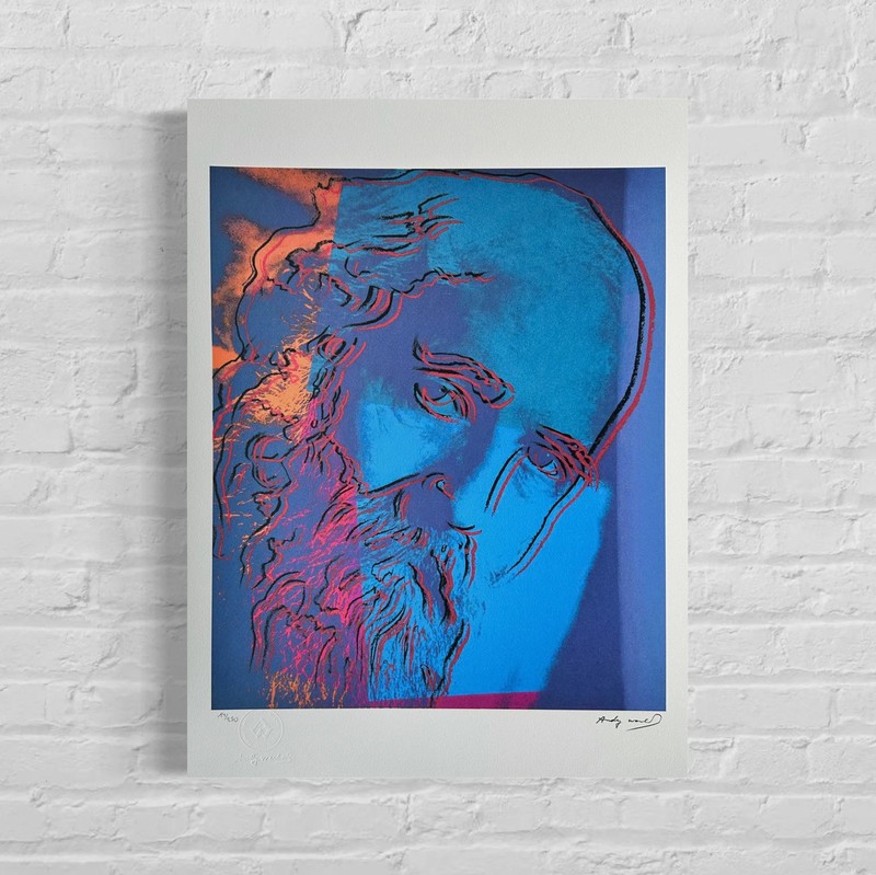 Andy Warhol Martin Buber Lithograph on Arches 300gsm 16.5x23in (42×59 cm)
