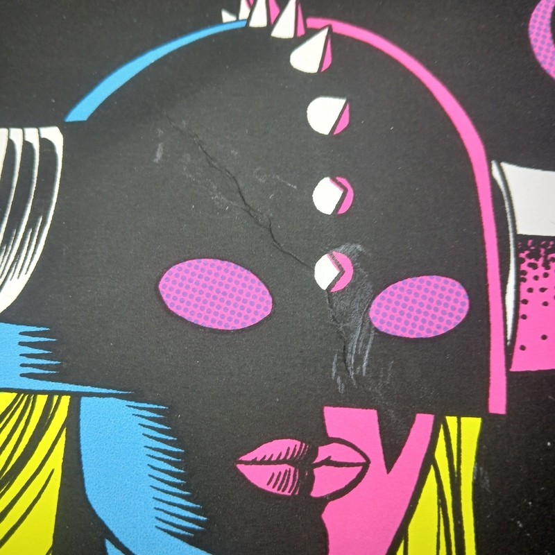 Silkscreen Art Print 18x24 LE #/25 Of 70 Rare JIM RUGG 2014 DRAGON KILLER UV gallery