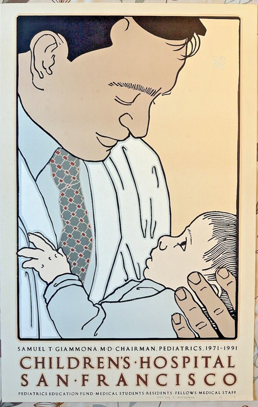 David Lance Goines signed Artist Proof (#139) CHILDREN’S HOSPITAL SAN FRANCISCO: