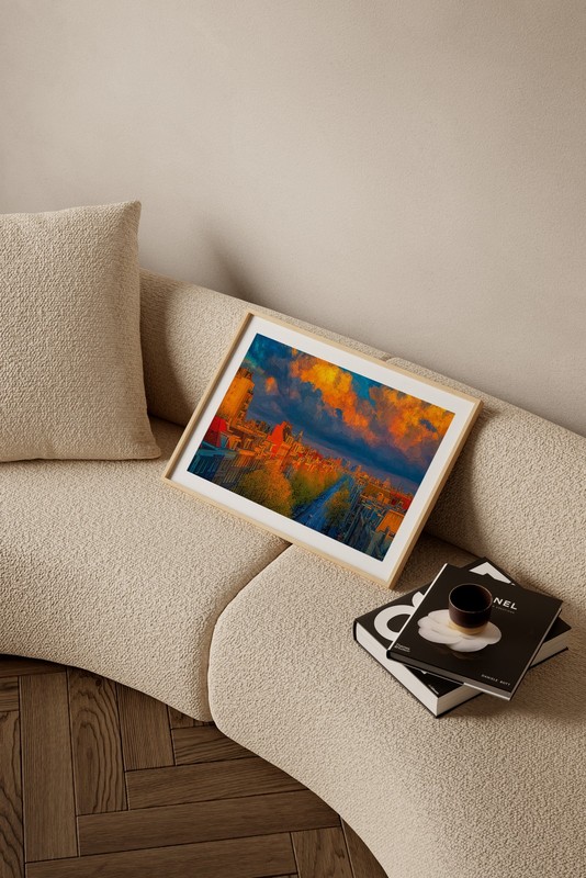 Amsterdam Netherlands 36x24 Giclée Art Print Ltd 1/25 Signed COA Rombley H8 gallery