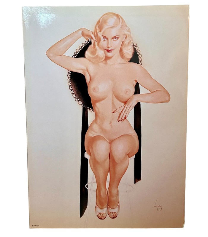 Alberto Vargas, «Ivory and Black,»: Pin Up Art Print, 12×17