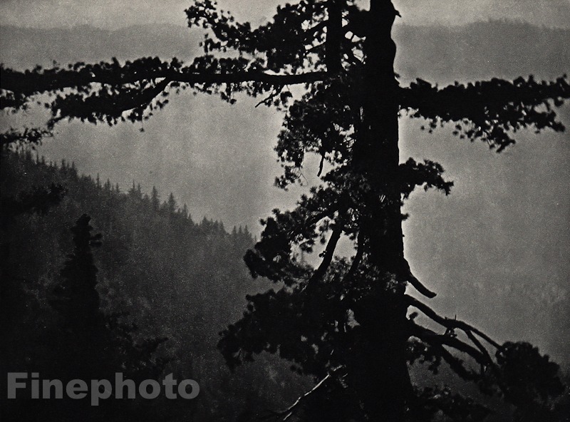 1911/66 Vintage 11x14 MOUNT WILSON CALIFORNIA Landscape By ALVIN LANGDON COBURN