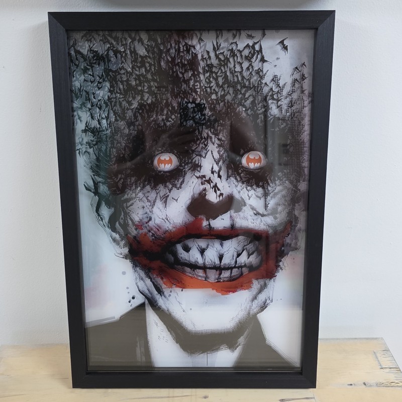 Batman The Joker Detective Comics #880 Framed Acrylic Diorama 16″x24″ 8/350 Jock